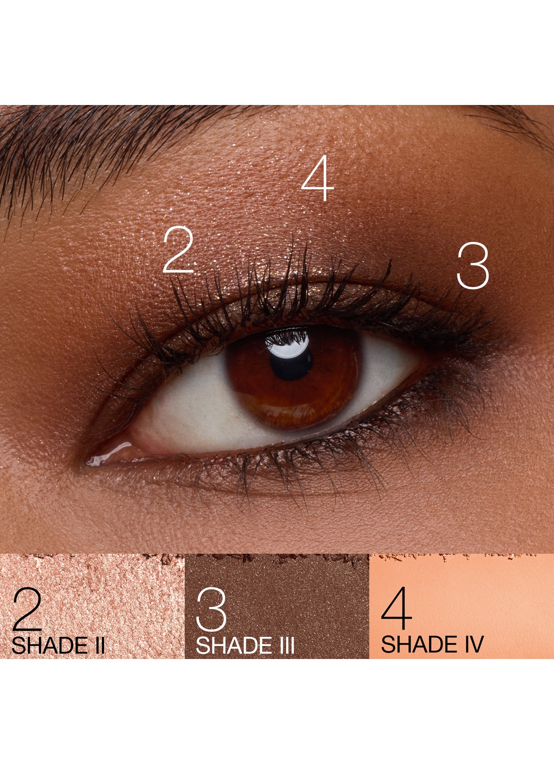 NARS Quad Eyeshadow - Limited Edition oogschaduwpalette  - achterkant warm coral