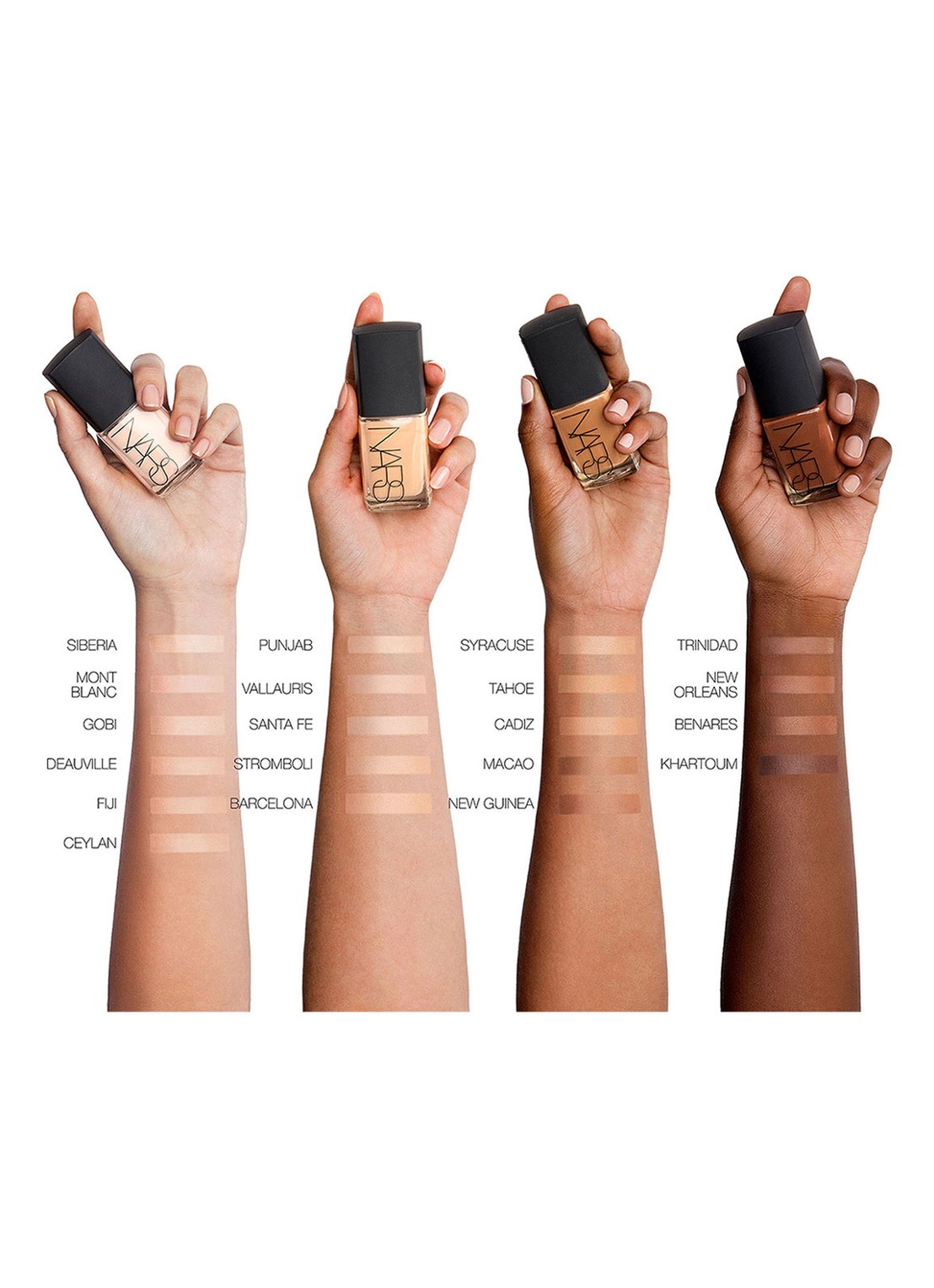 NARS Sheer Glow Foundation - voorkant 4 barcelona