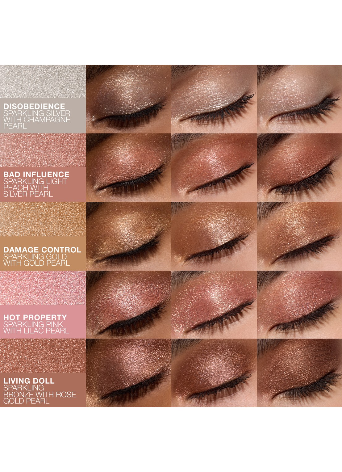 NARS Sparkling Seduction Liquid Eyeshadow - oogschaduw - detail 2 damage control