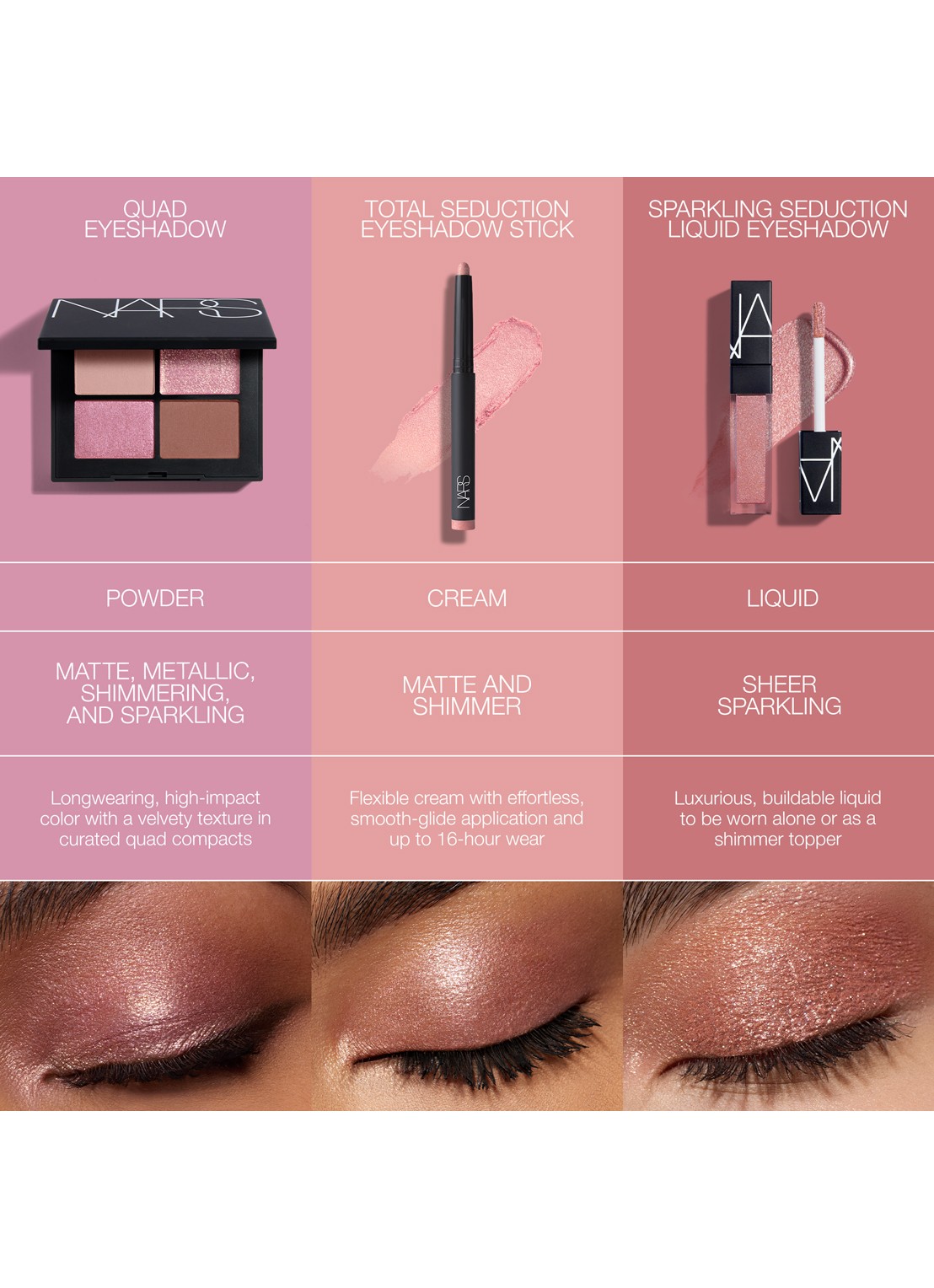 NARS Sparkling Seduction Liquid Eyeshadow - oogschaduw - detail 5 damage control