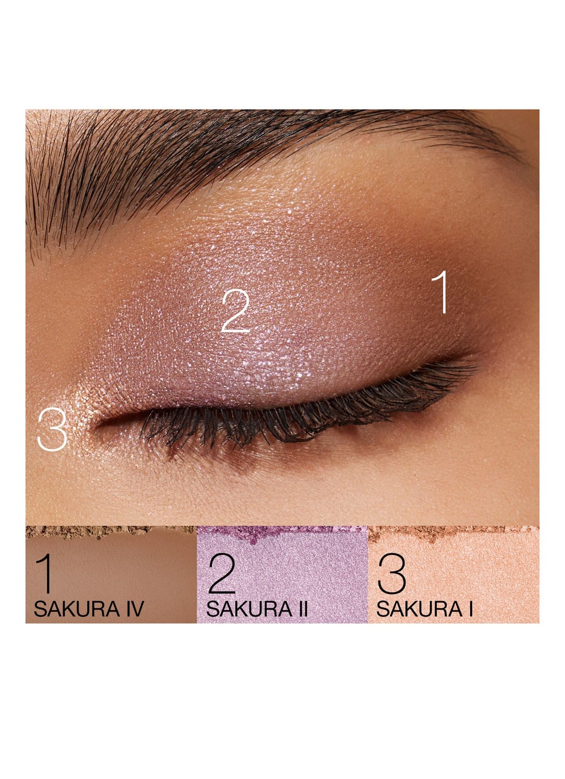 NARS The Beauty Transformed Eyeshadow Quad - Oogschaduw - detail 3 sakura