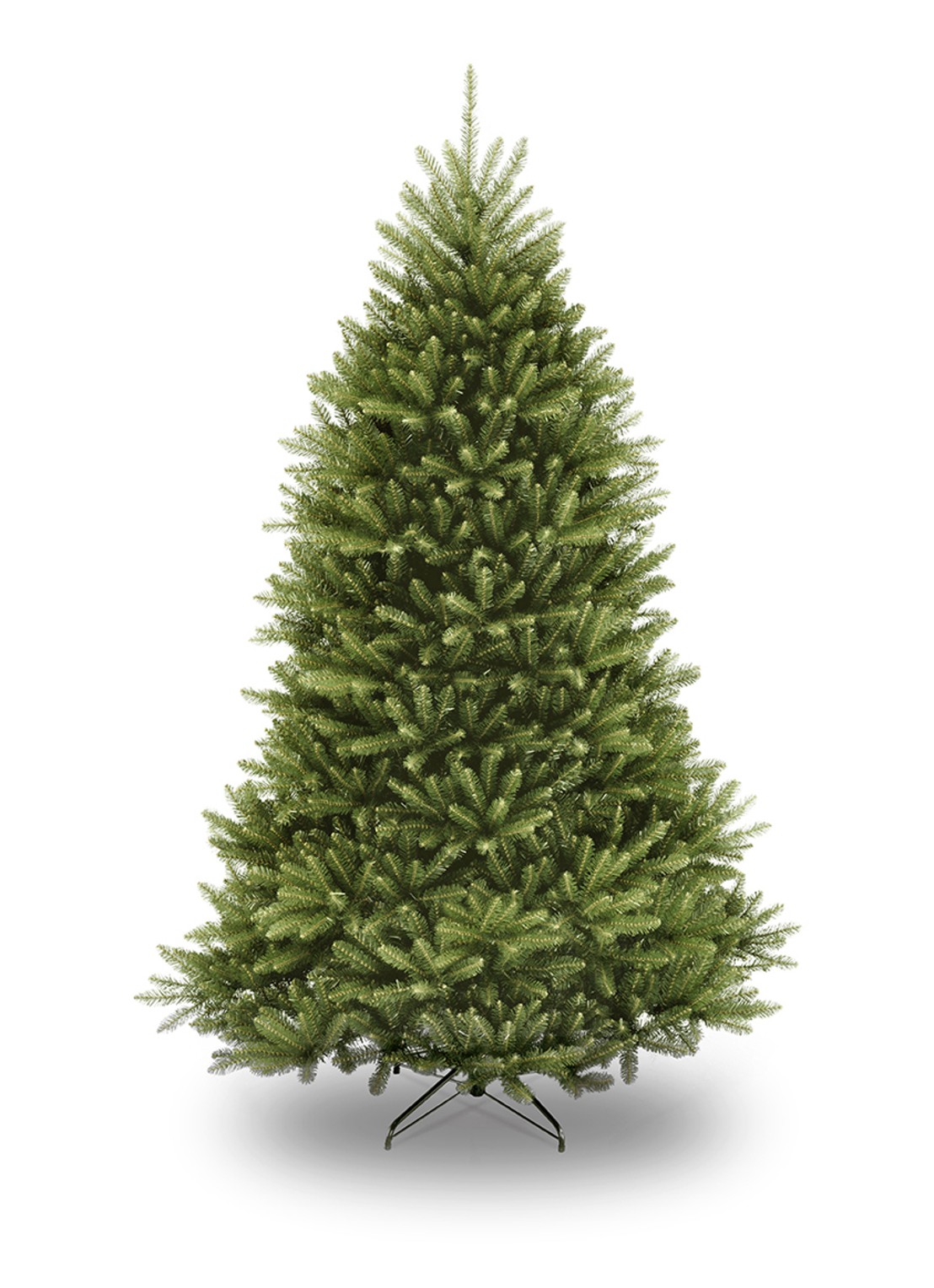 National Tree Company Dunhill Fir kunstkerstboom 213 cm - voorkant groen