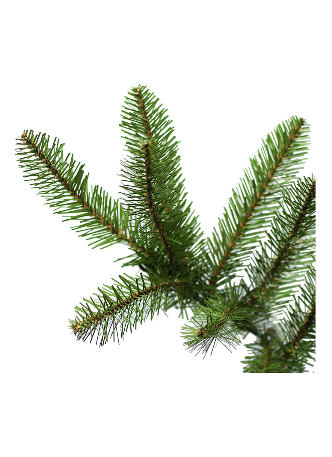 National Tree Company Dunhill mini kunstkerstboom met jute zakje 91 cm - detail groen