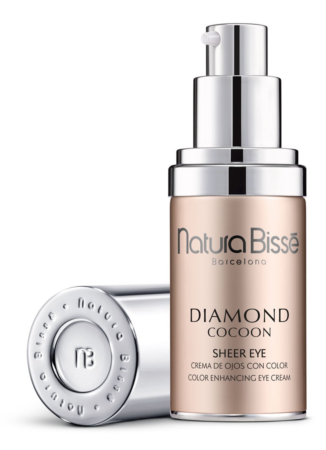 Natura Bissé Diamond Cocoon Sheer Eye - oogcrème - voorkant 2 beige