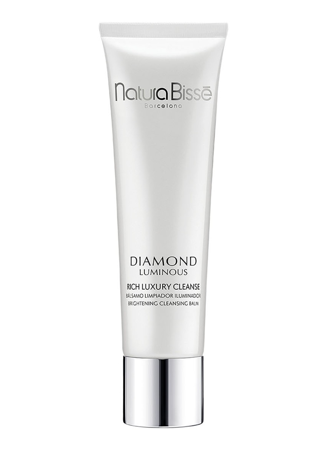 Natura Bissé Diamond Luminous Rich Luxury Cleanse - reinigingsgel - voorkant beige