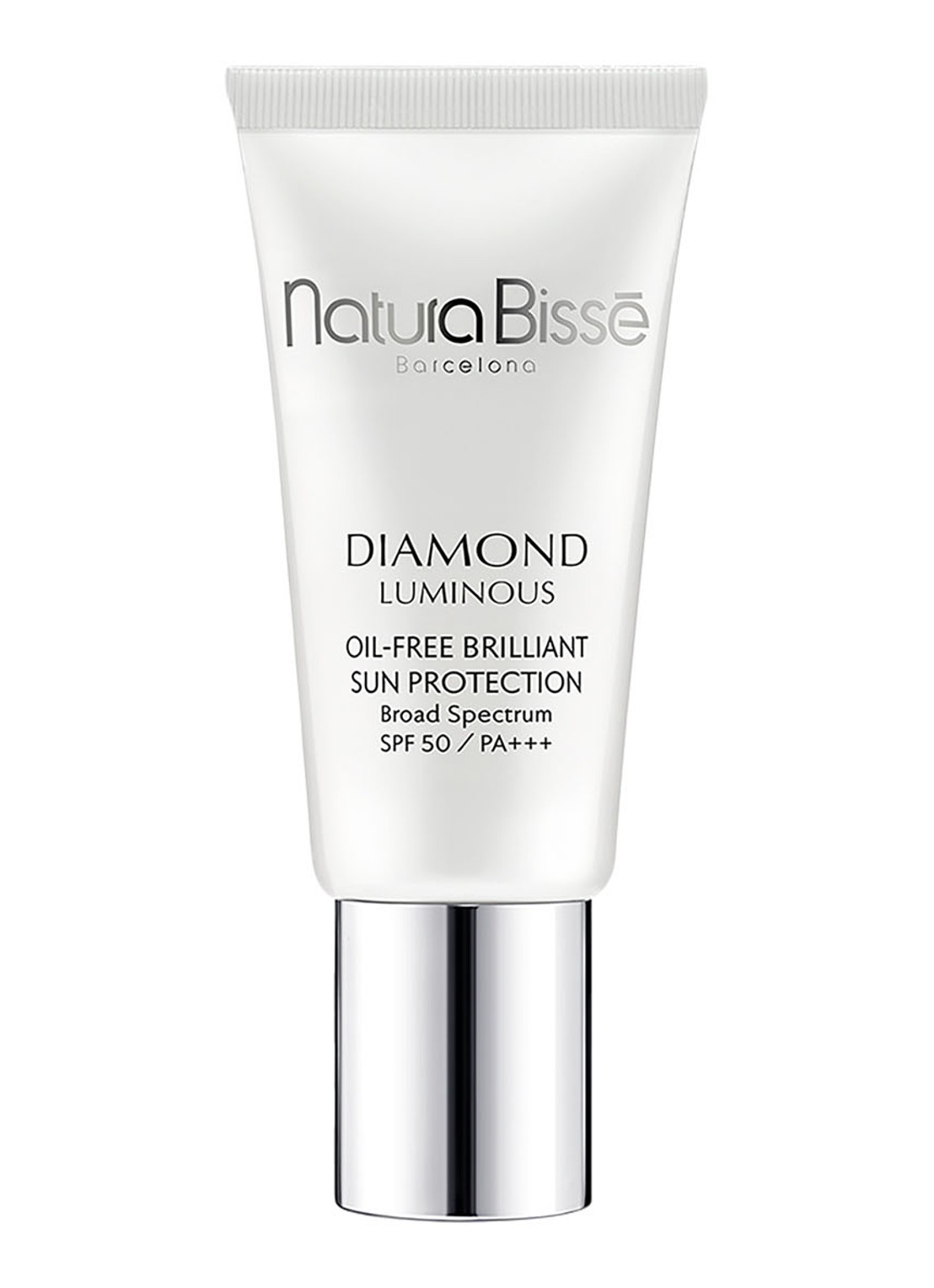 Natura Bissé Diamond Luminous Spf50 PA+++ Oil Free Brilliant Sun Prot - getinte dagcrème - voorkant beige