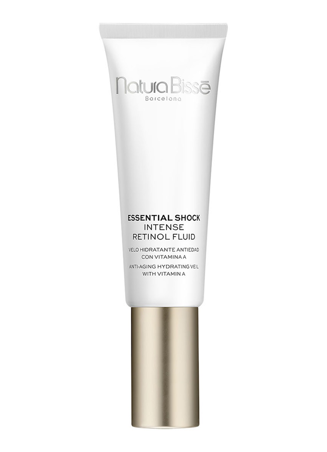 Natura Bissé Essential Shock Intense Retinol Fluid - dag- & nachtcrème - voorkant beige