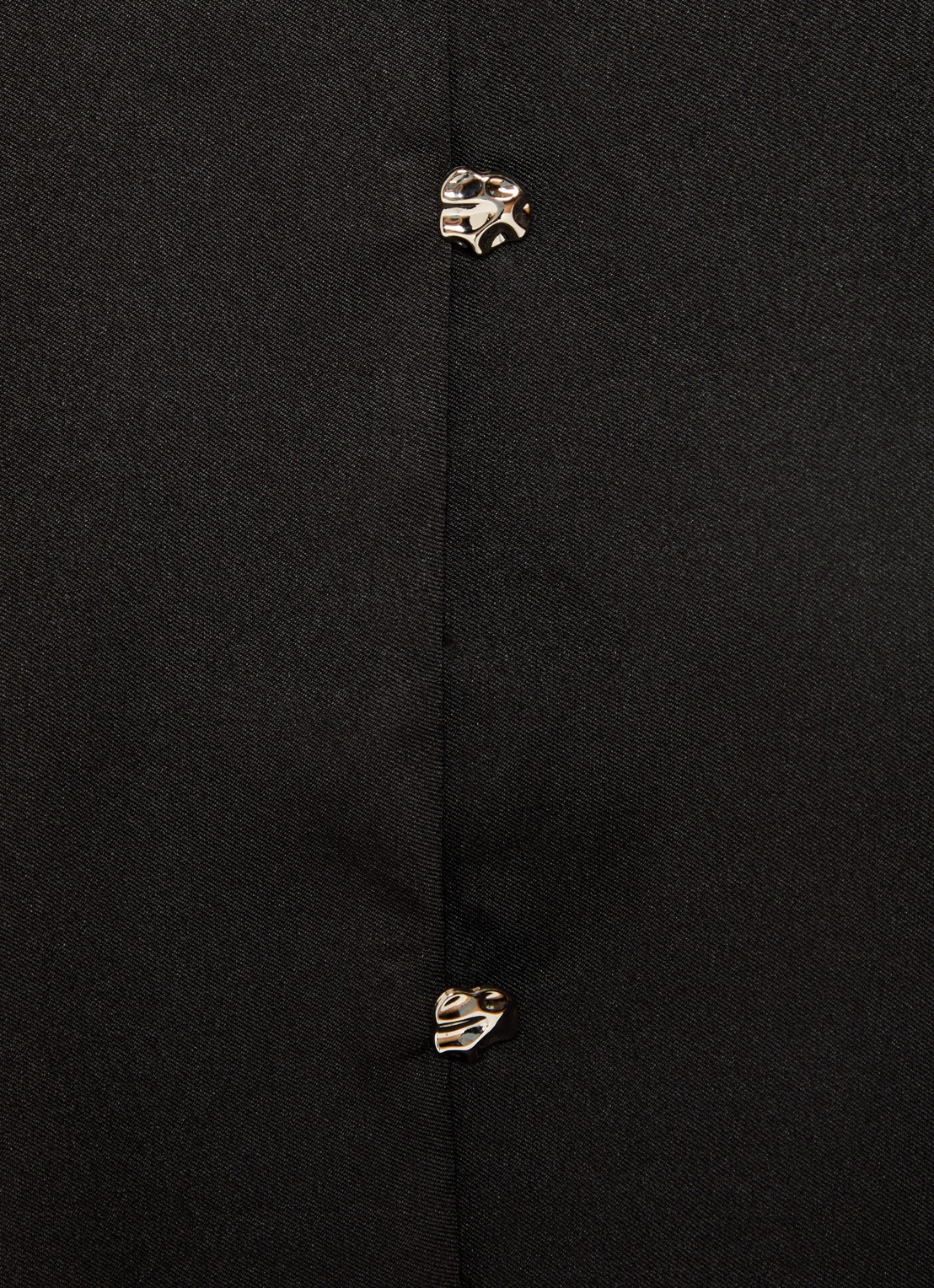 Neo Noir Aisa blouse van satijn - detail 5 zwart