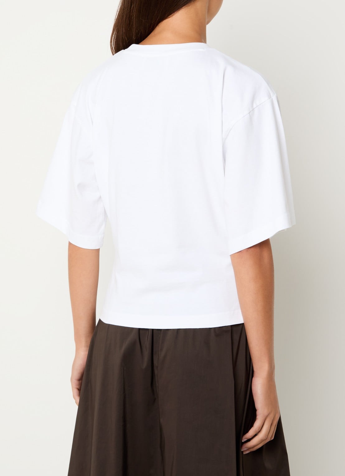 Neo Noir Asha T-shirt met ronde hals - achterkant wit