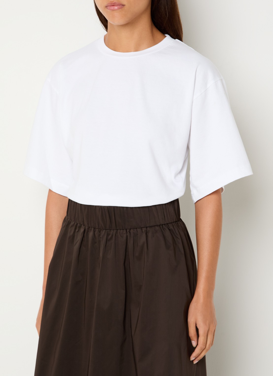Neo Noir Asha T-shirt met ronde hals - detail 4 wit