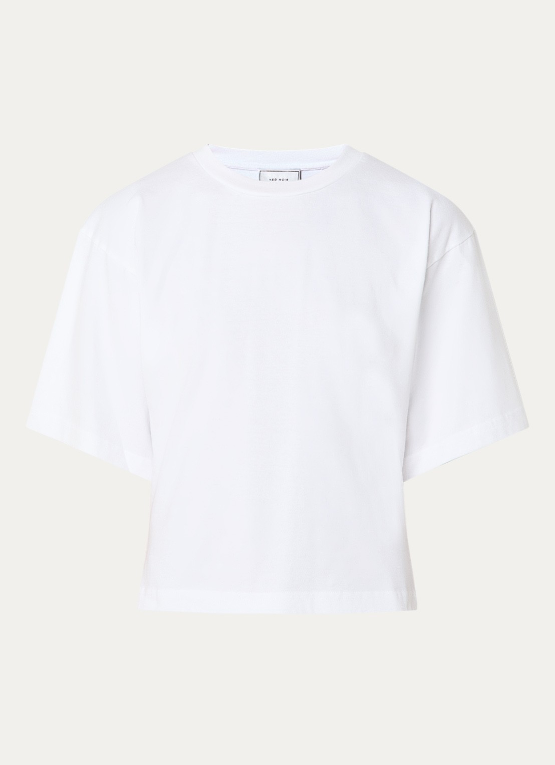 Neo Noir Asha T-shirt met ronde hals - voorkant 2 wit