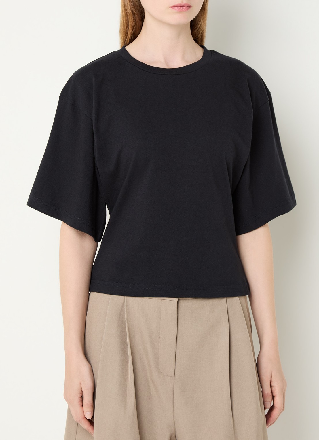 Neo Noir Asha T-shirt met ronde hals - detail 4 donkerblauw