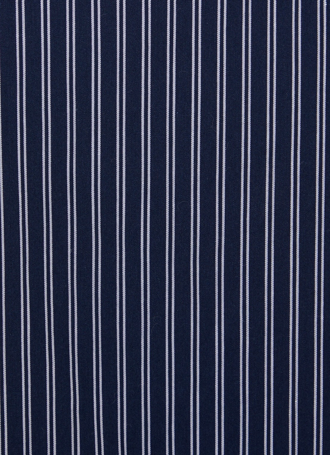 Neo Noir Brielle blouse met V-hals en streepprint  - detail 4 donkerblauw
