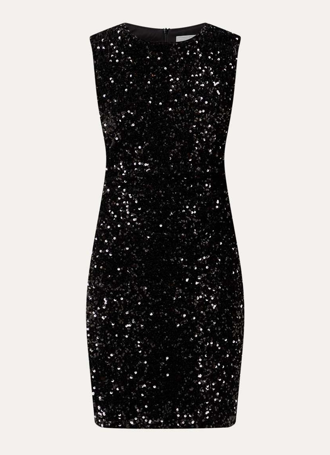 Neo Noir Fanya mini jurk met pailletten - voorkant 2 zwart