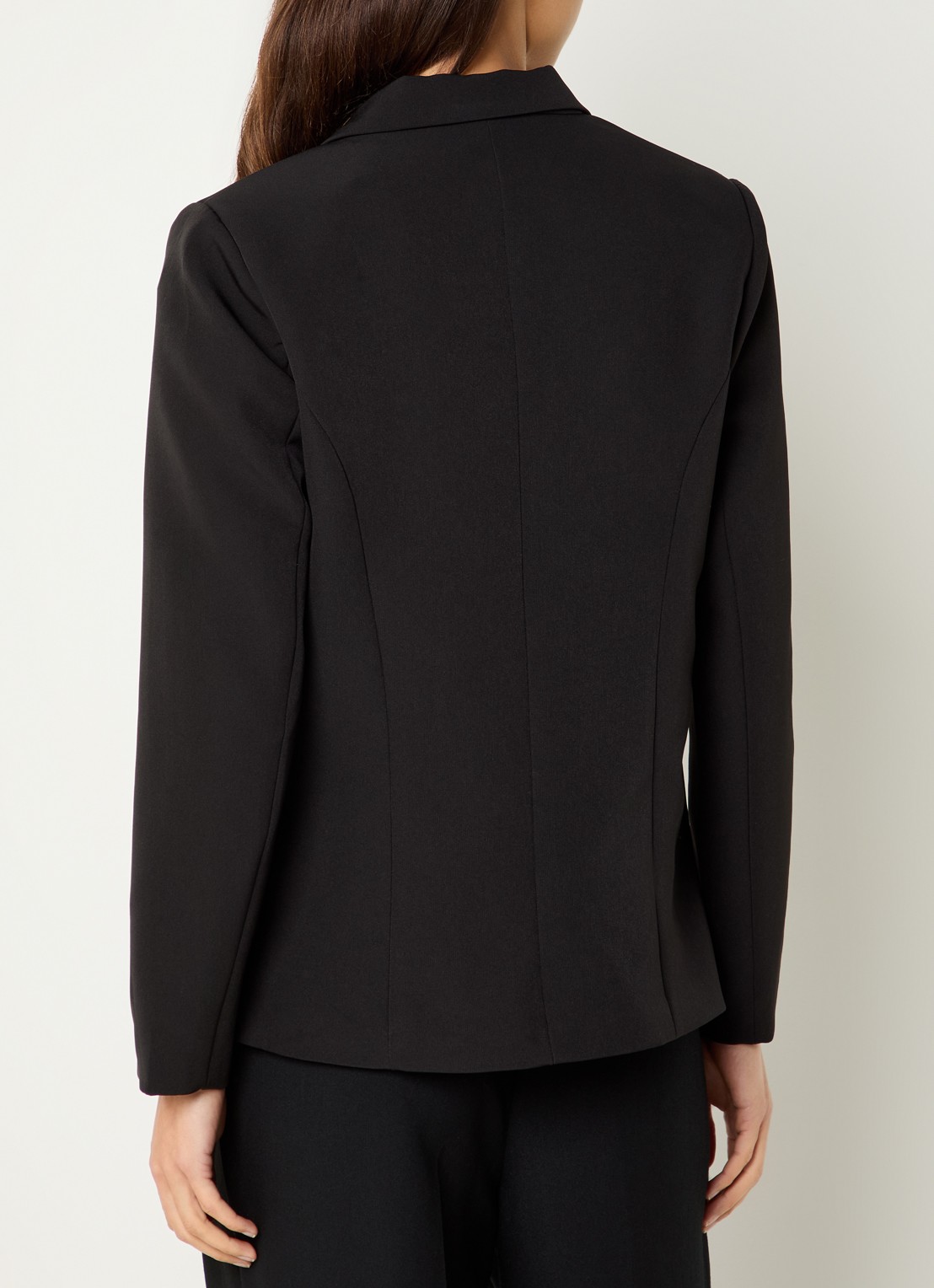 Neo Noir Francine blazer met schoudervulling - achterkant 3 zwart