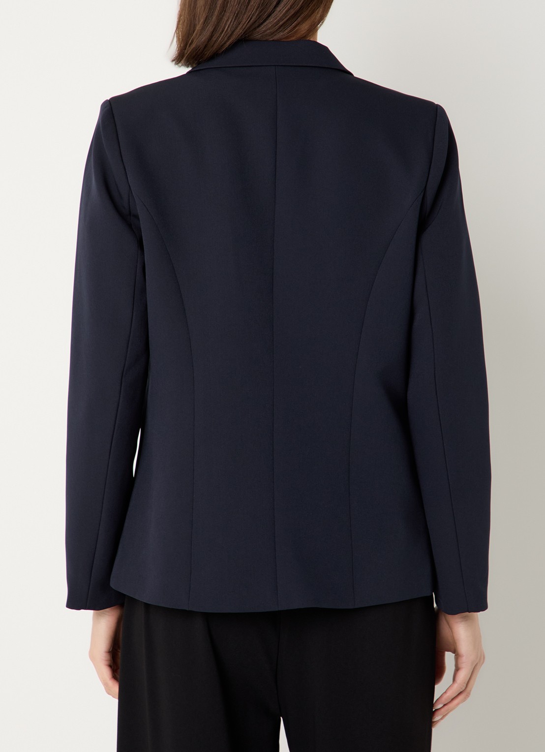 Neo Noir Francine blazer met schoudervulling - achterkant 3 donkerblauw