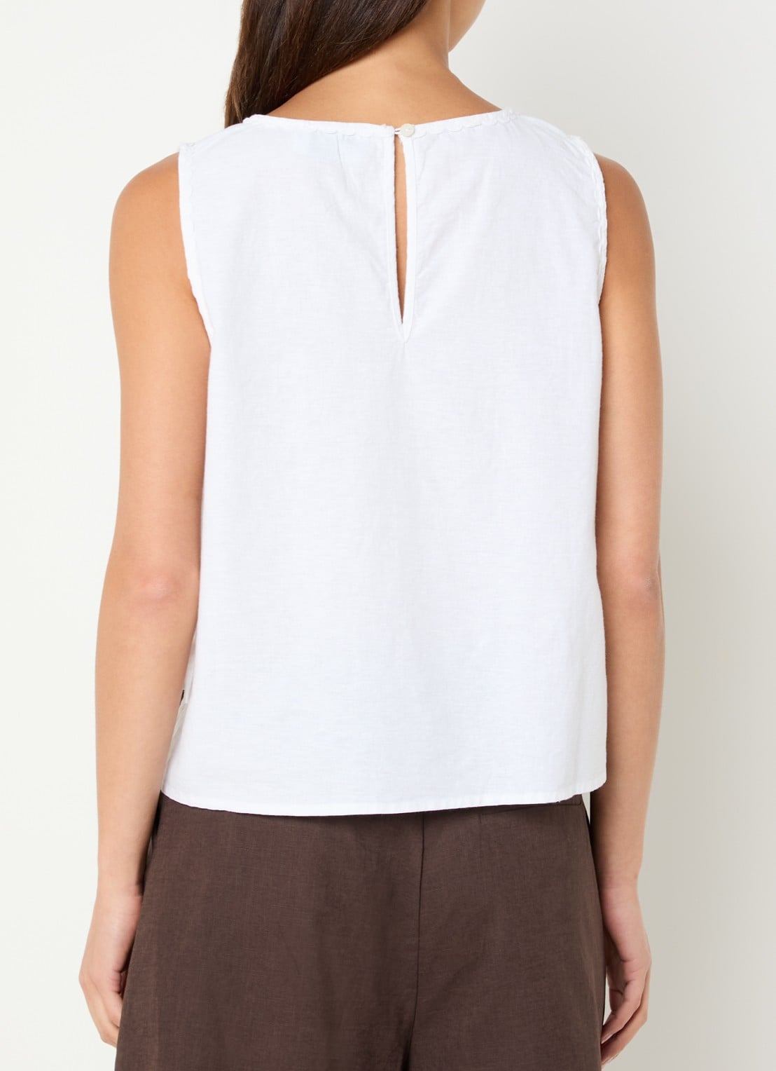 Neo Noir Kaelin top met bloemenprint - achterkant 3 wit