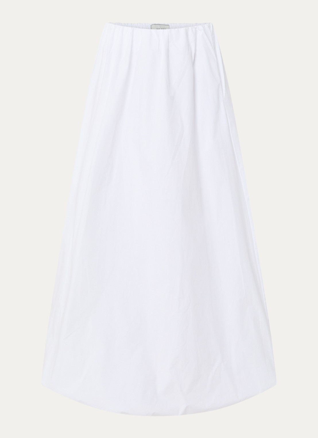 Neo Noir Ober midi rok met steekzakken  - voorkant wit