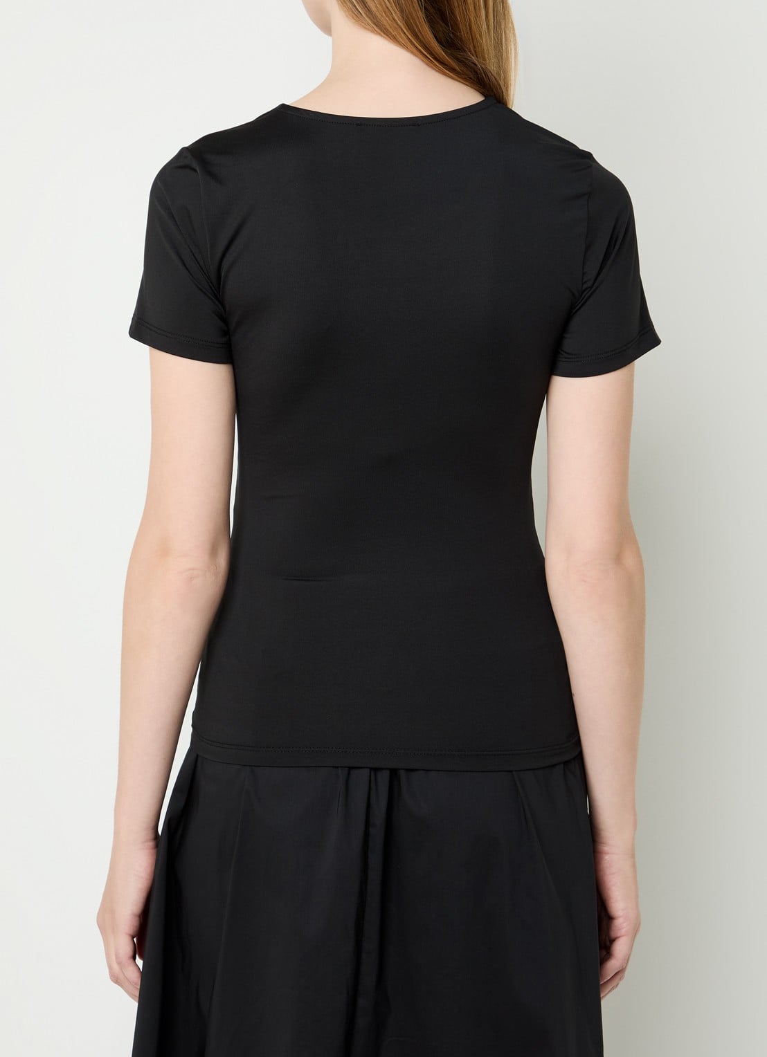 Neo Noir Verna T-shirt van jersey - achterkant 4 zwart