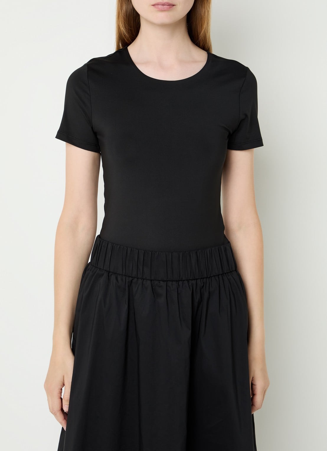 Neo Noir Verna T-shirt van jersey - detail 3 zwart