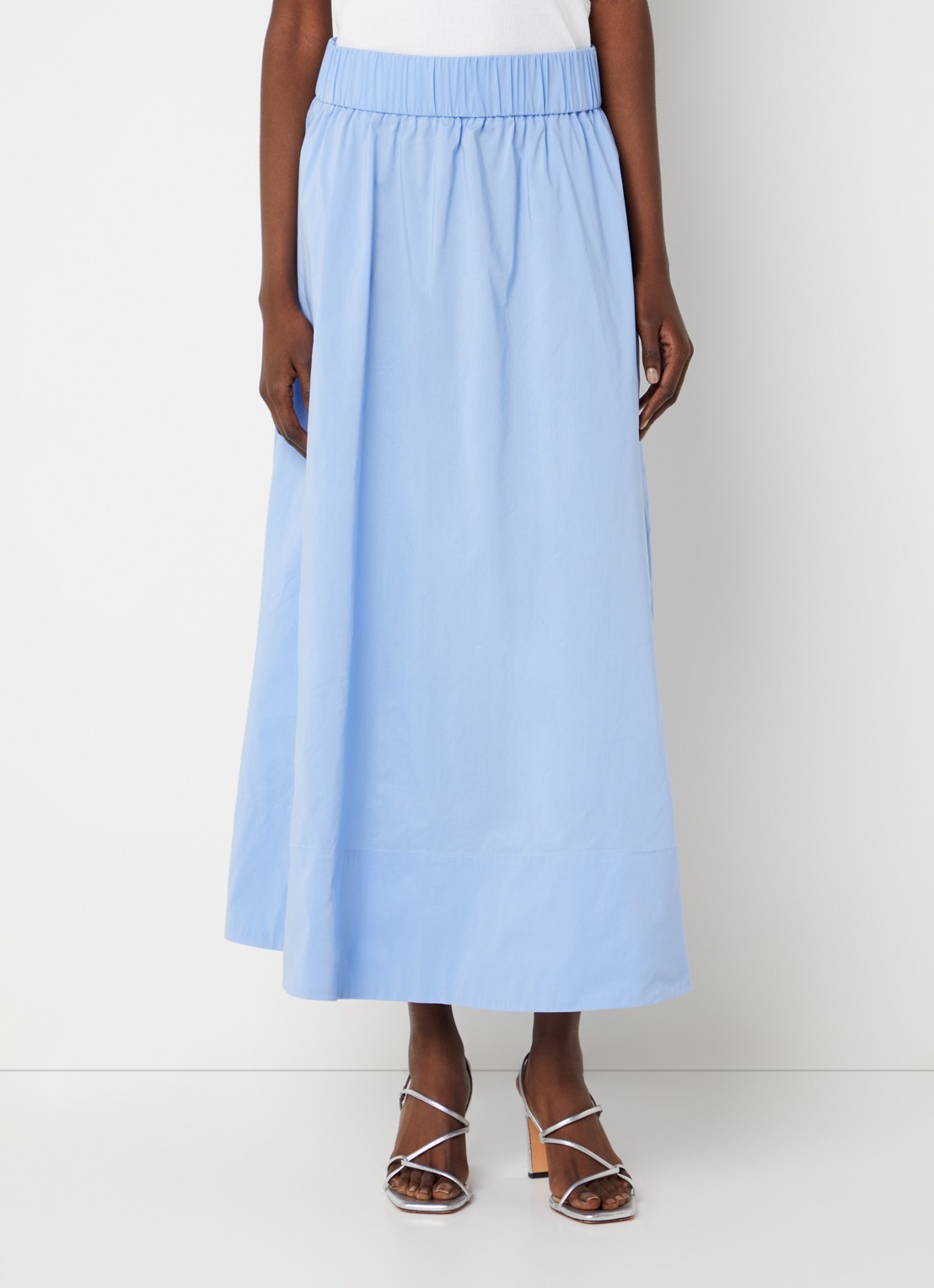 Neo Noir Yara midi rok  - detail 4 blauw