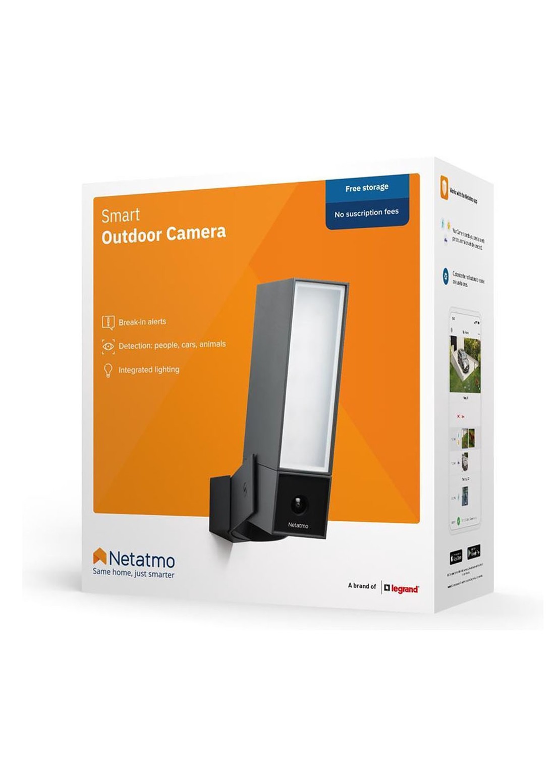 Netatmo Presence slimme buitencamera - detail 6 zwart