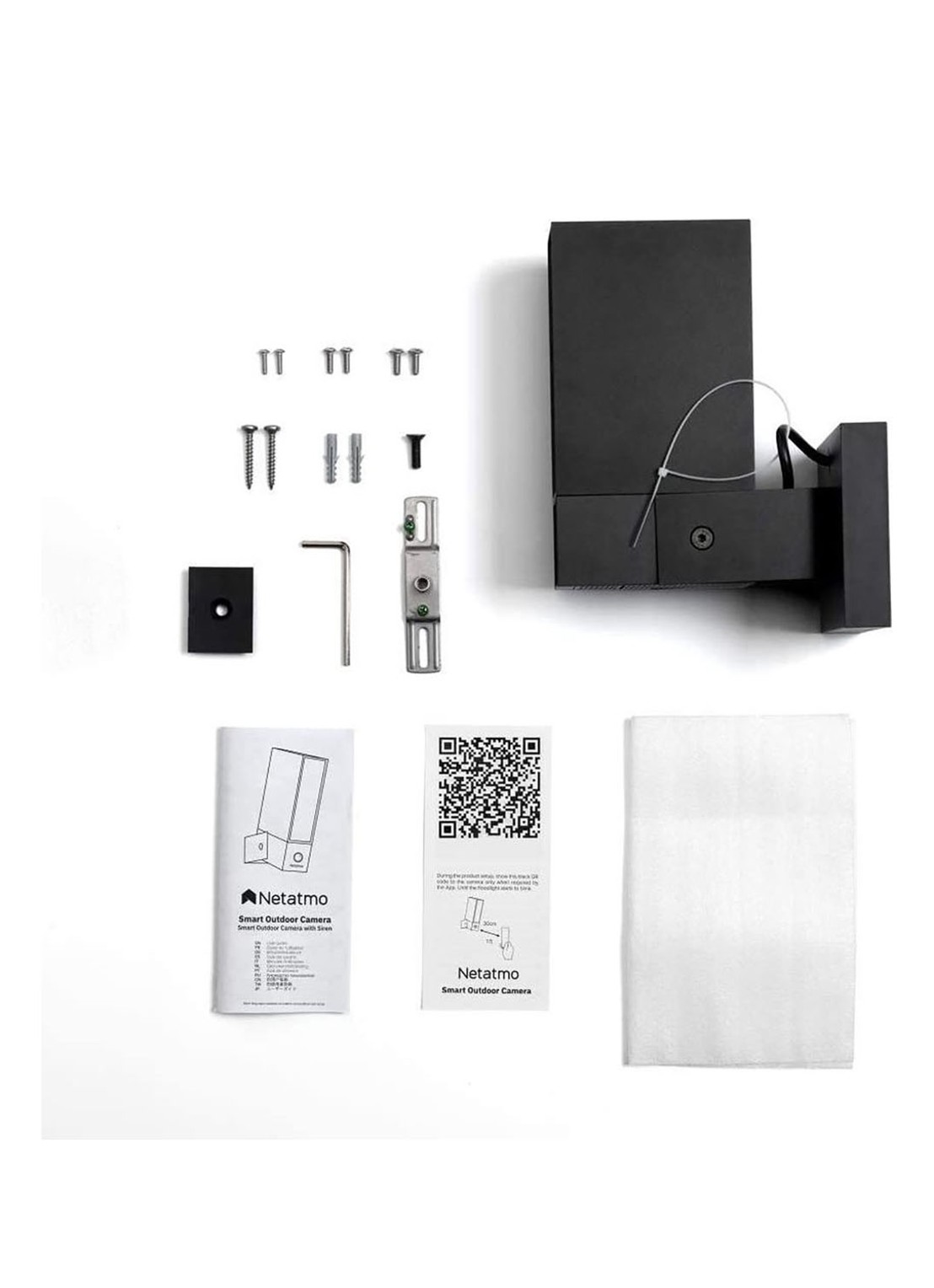 Netatmo Slimme buitencamera met sirene - detail 6 zwart
