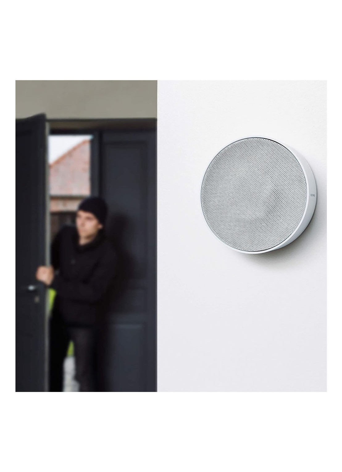 Netatmo Slimme sirene voor binnen - detail 2 gebroken wit