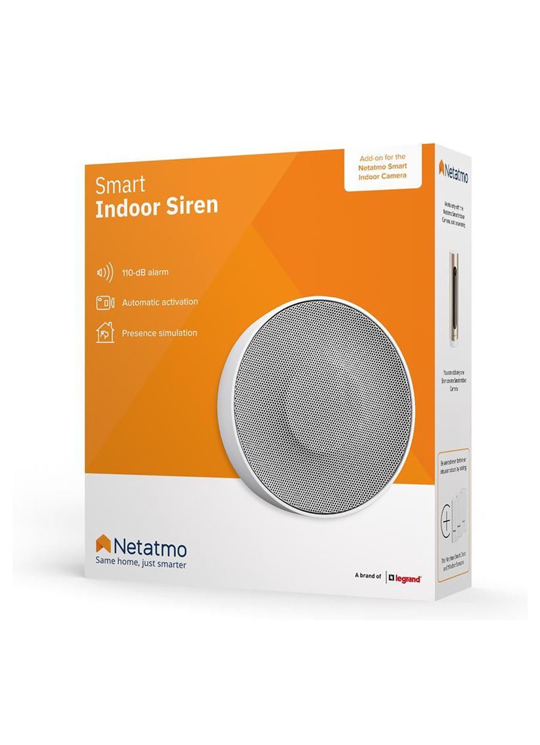 Netatmo Slimme sirene voor binnen - detail 4 gebroken wit
