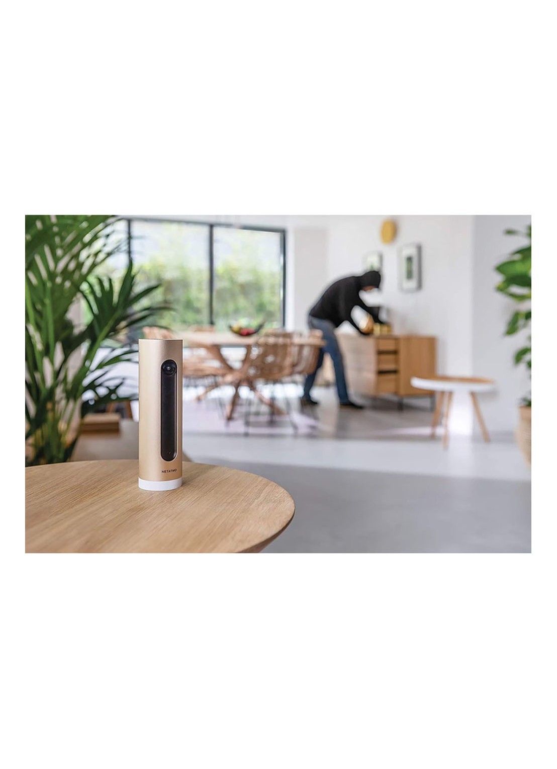 Netatmo Welcome slimme beveilingscamera voor binnen - voorkant 2 beige