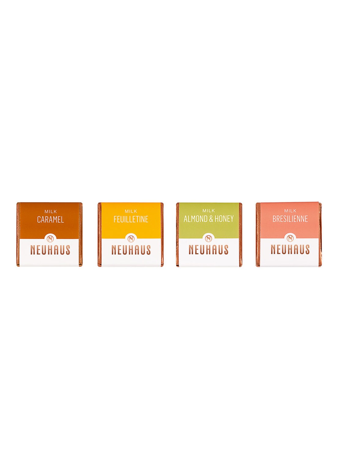Neuhaus Carré Crunchy box chocoladerepen 40 stuks - detail 3 multicolor