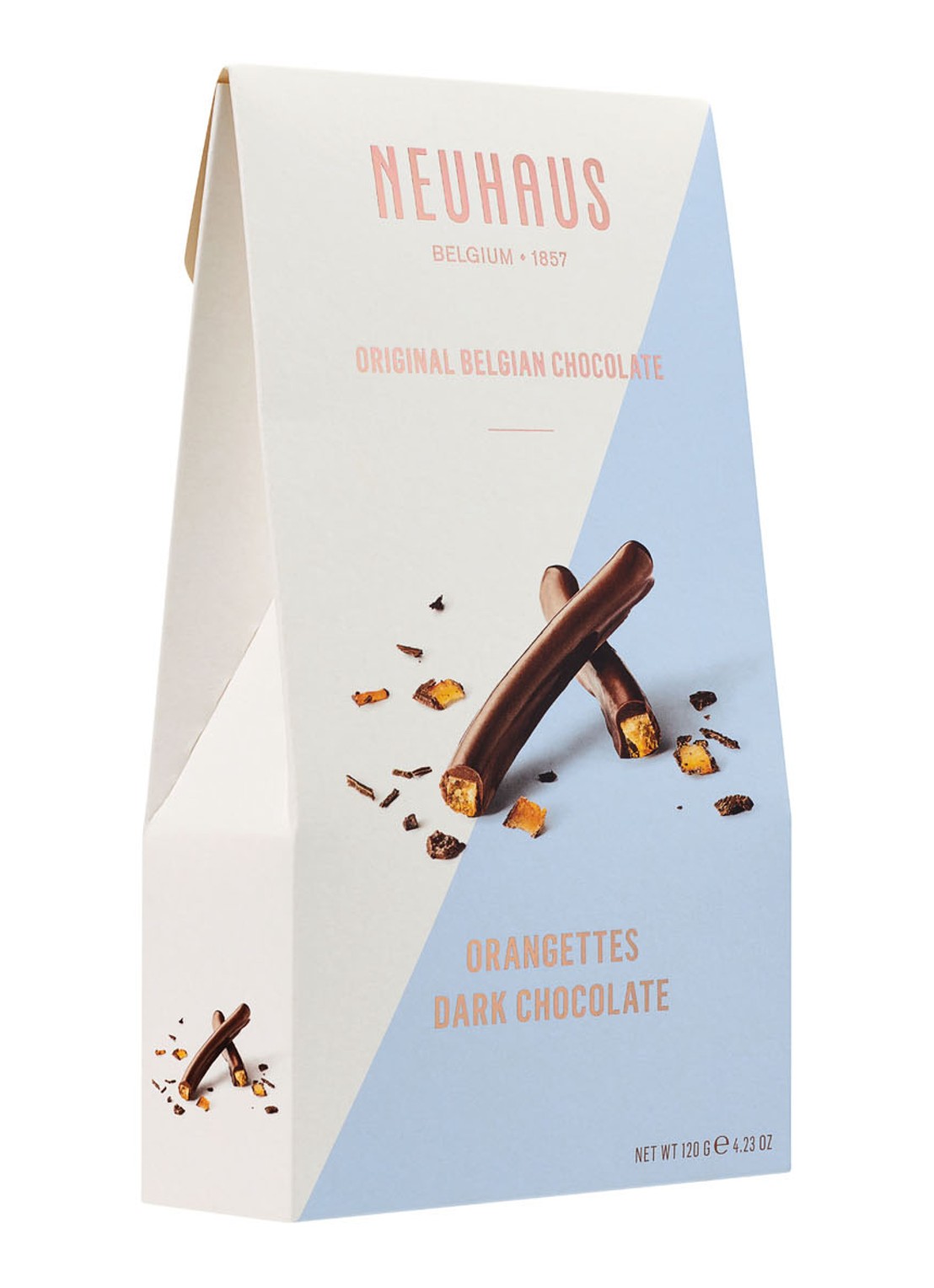 Neuhaus Chocolade moments orangettes 120 gram - voorkant undefined