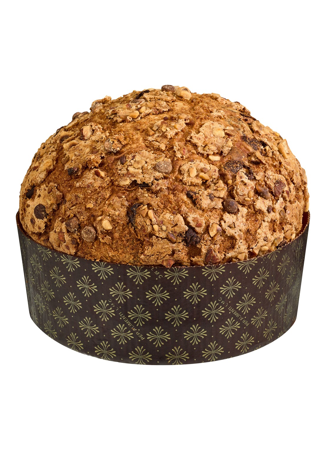 Neuhaus Chocolade panettone 750 gram - voorkant 2 beige