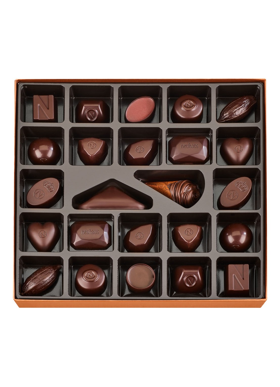 Neuhaus Dark Collection chocolade bonbons 24 stuks - voorkant 2 undefined