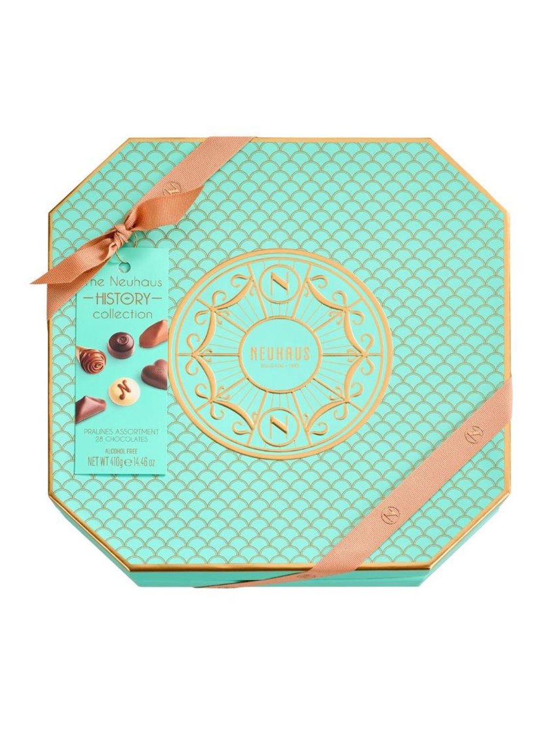 Neuhaus History chocolade bonbons 28 stuks  - voorkant undefined