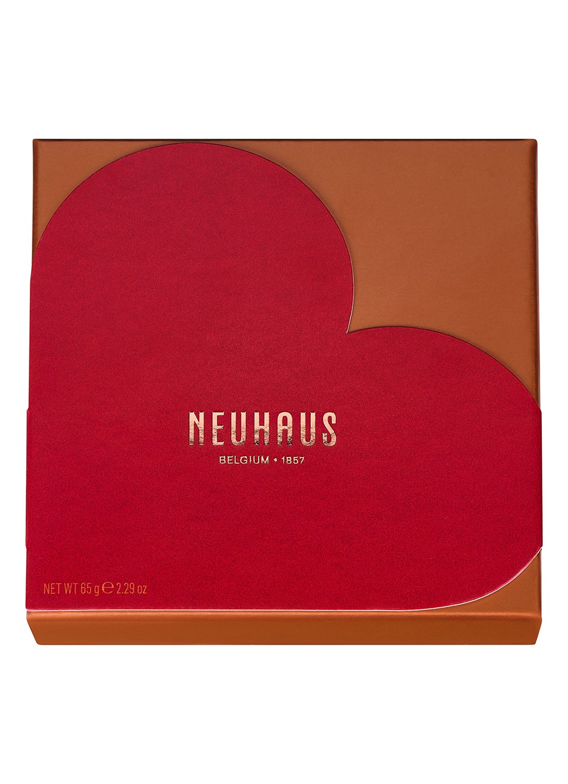 Neuhaus N°1 Koper Love pralines 65 gram - voorkant undefined