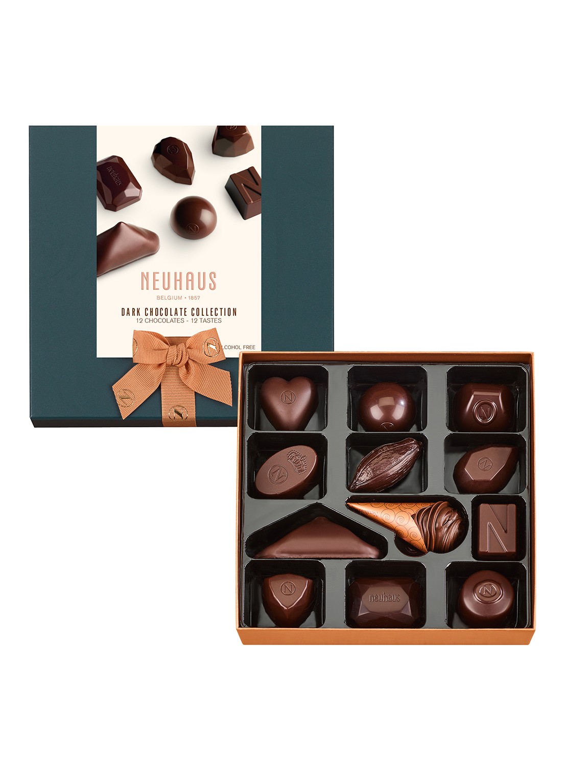 Neuhaus Pure chocolade bonbons 12 stuks - voorkant 2 undefined