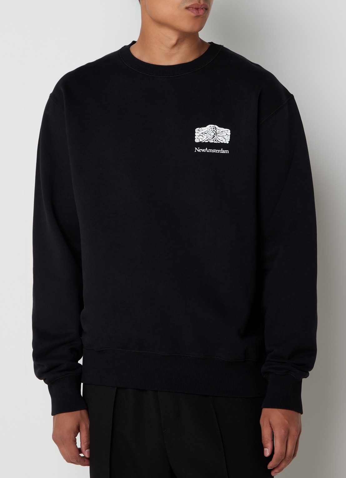 New Amsterdam Surf Association Anemoi Sweater Met Logo En Backprint 