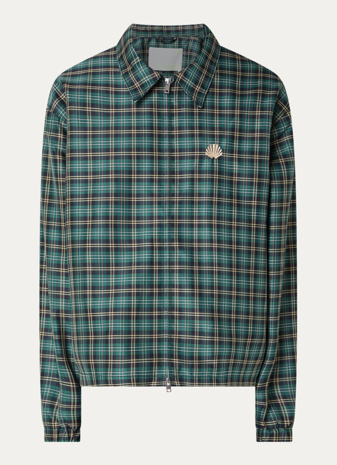 New Amsterdam Surf Association Coach jack met logo- en backprint - voorkant 2 groen