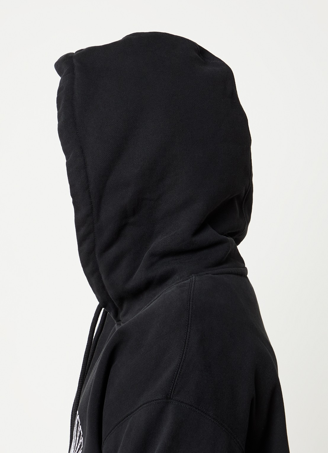 New Amsterdam Surf Association Hoodie met logo- en backprint - detail 3 zwart
