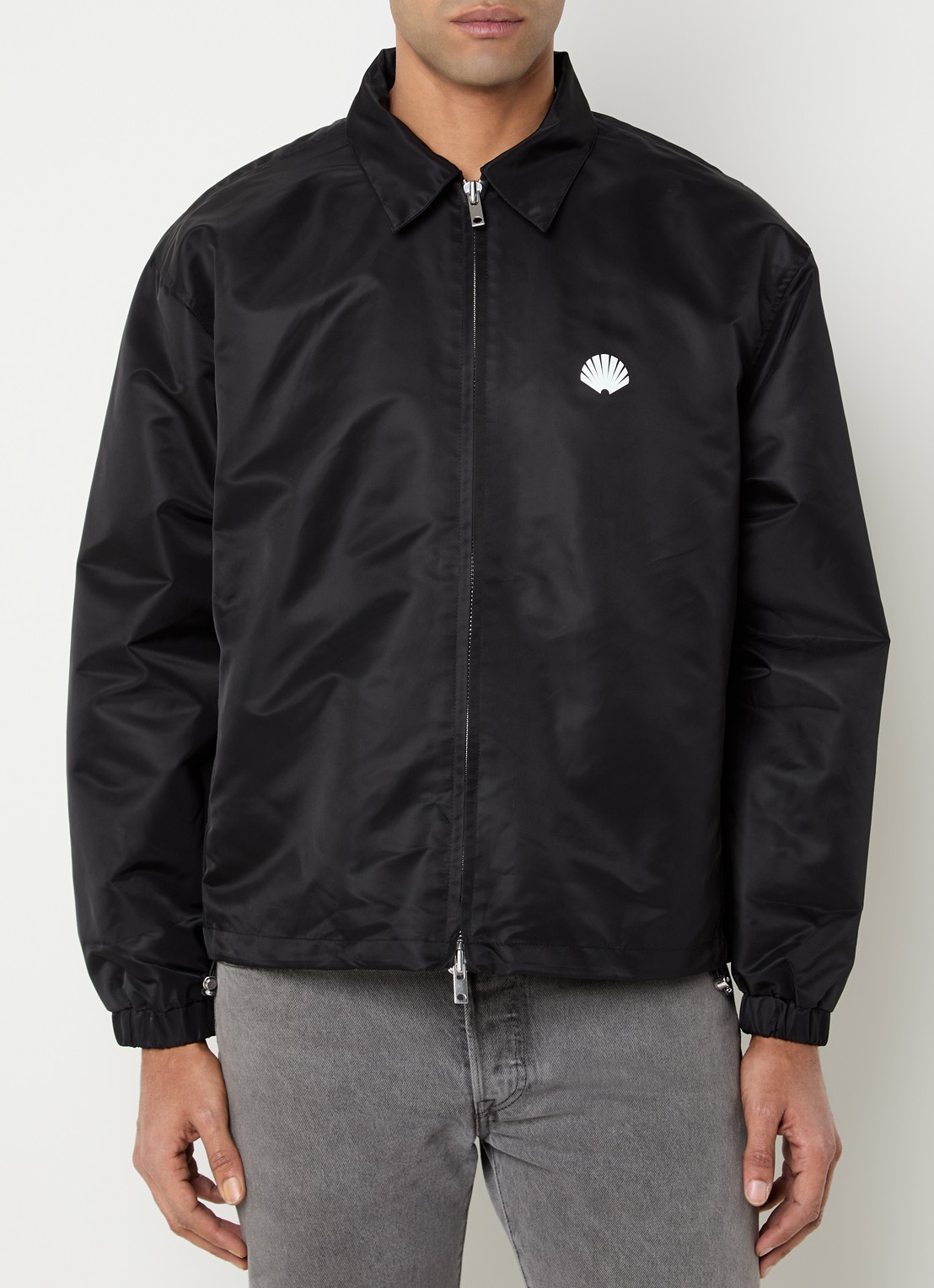 New Amsterdam Surf Association Jack met logo- en backprint - achterkant zwart