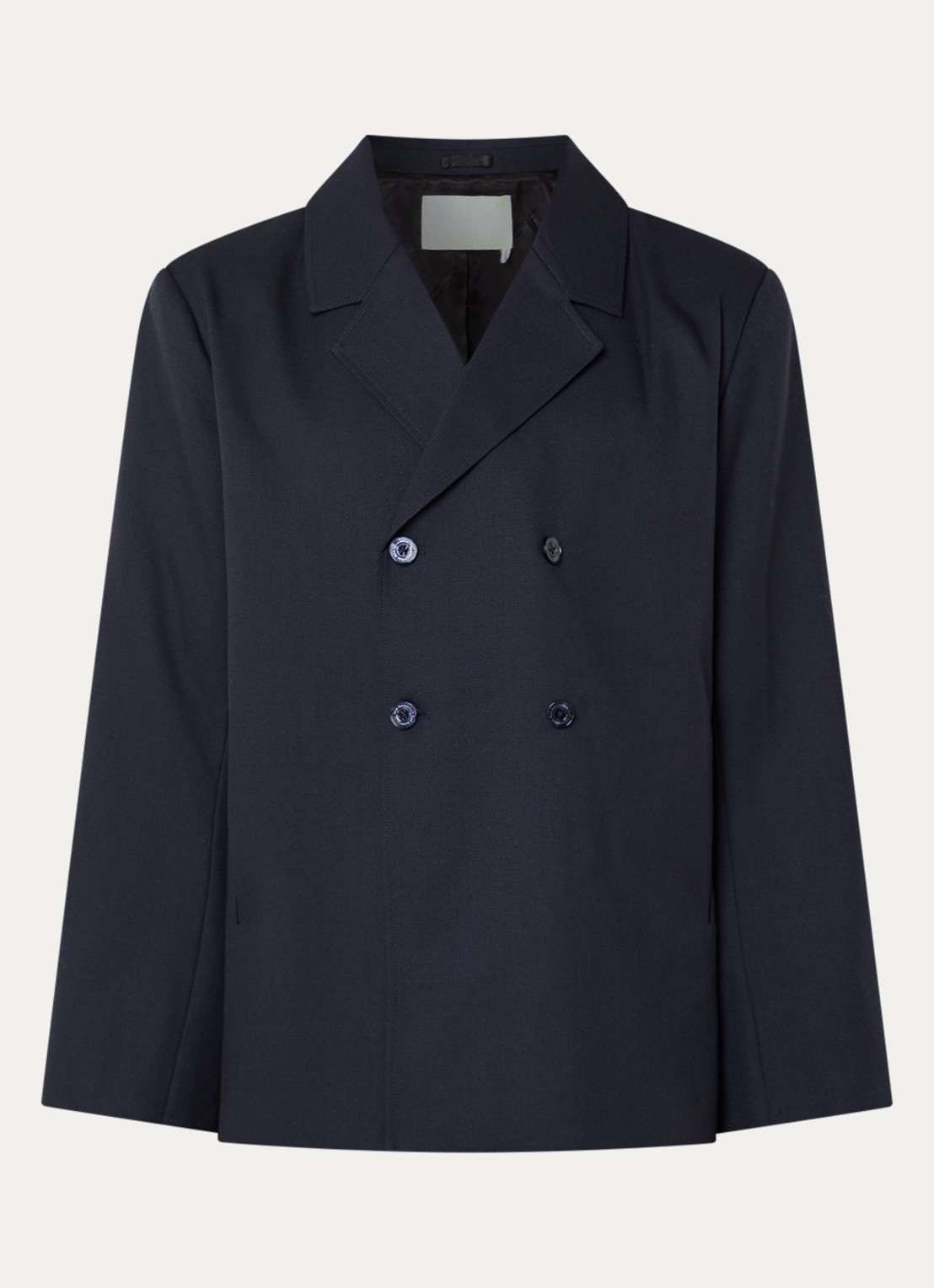 New Amsterdam Surf Association Regular fit colbert met steekzakken - voorkant 2 donkerblauw