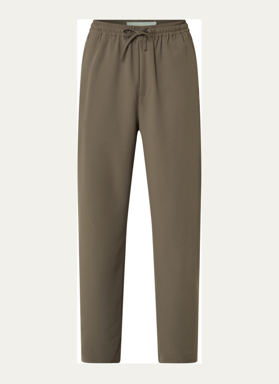 New Amsterdam Surf Association Straight fit chino met steekzakken - voorkant 2 lichtbruin