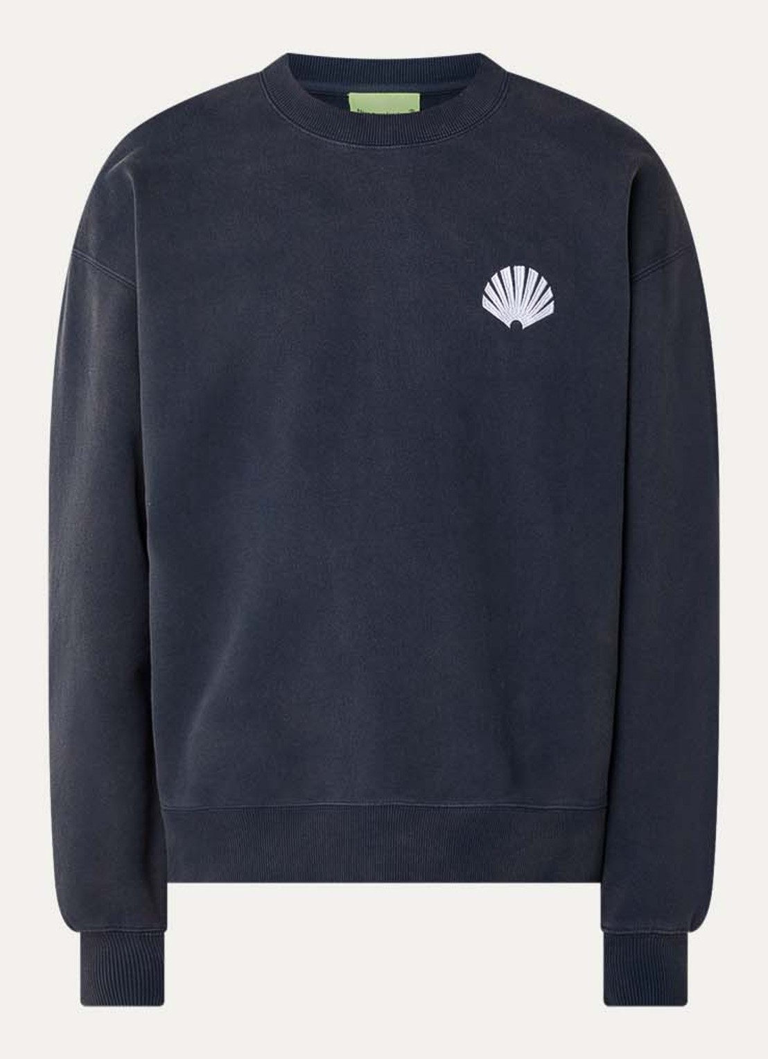 New Amsterdam Surf Association Sweater met logo- en backprint - voorkant 2 donkerblauw