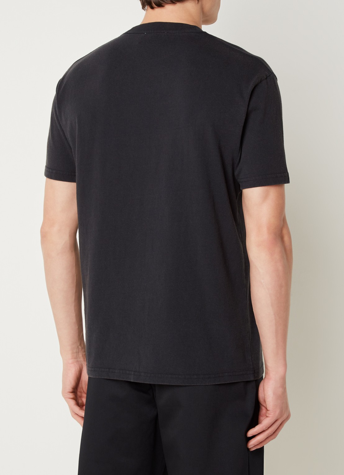 New Amsterdam Surf Association T-shirt met logoprint - achterkant 2 zwart