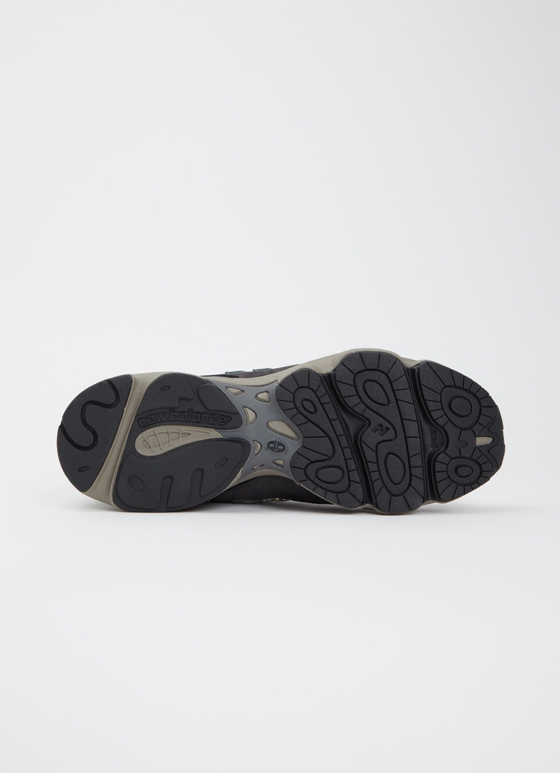 New Balance 1000 sneaker van mesh met suède details - detail 6 antraciet