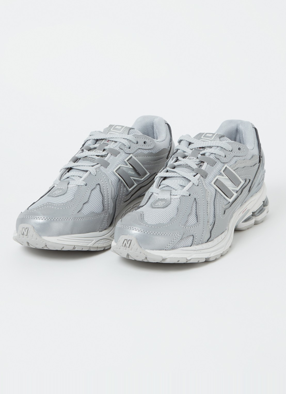 New Balance 1906 sneaker met mesh details  - detail zilver