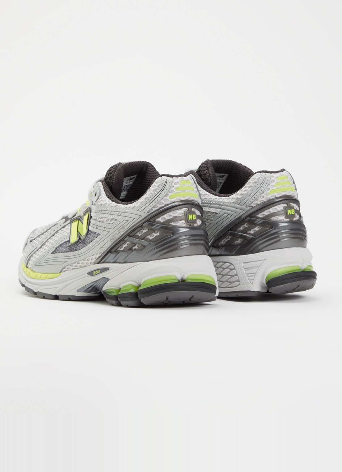 New Balance 1906 sneaker met mesh details - achterkant wit