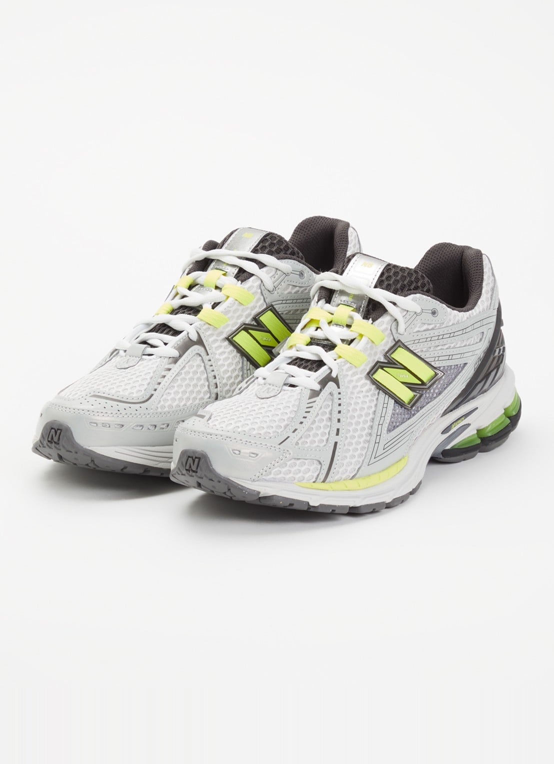 New Balance 1906 sneaker met mesh details - detail 2 wit