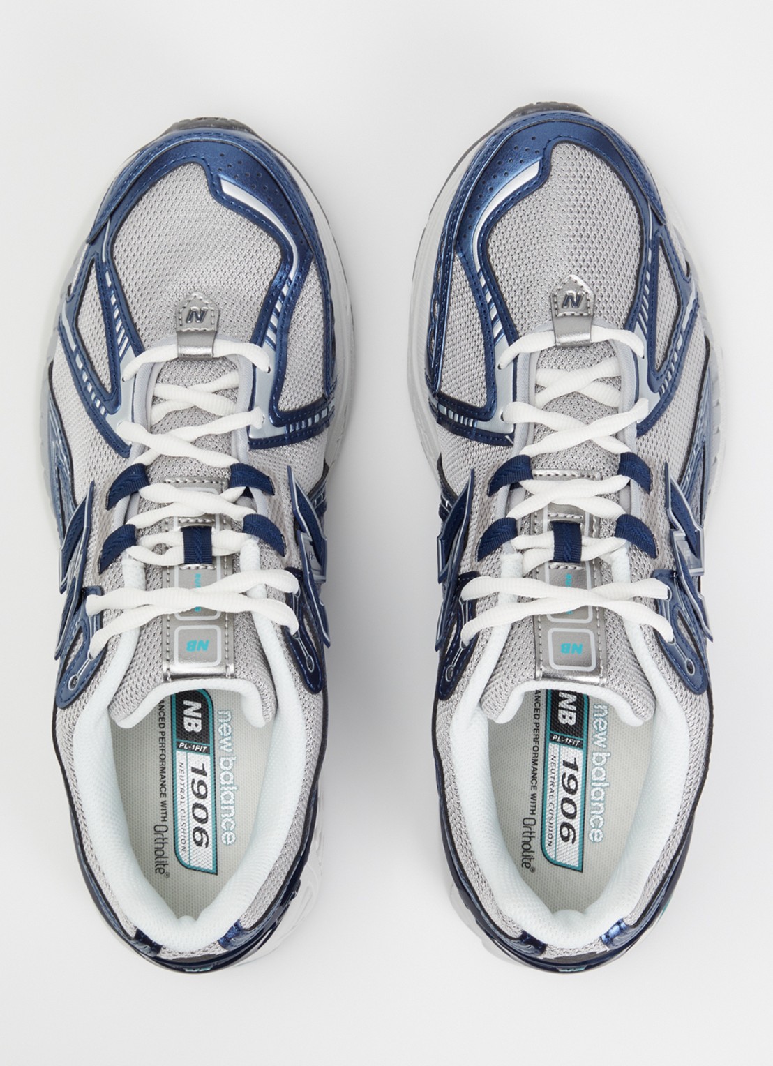 New Balance 1906 sneaker met mesh details - detail 4 donkerblauw